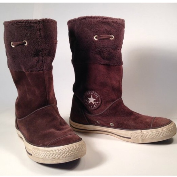 converse suede boots